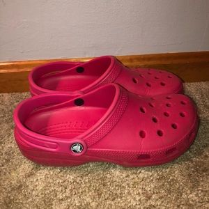 Pink Crocs